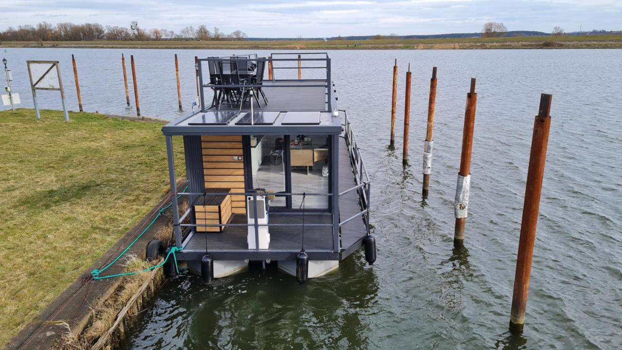 施韦特 Hausboote Unteres Odertal Hausboot Kranich酒店 外观 照片